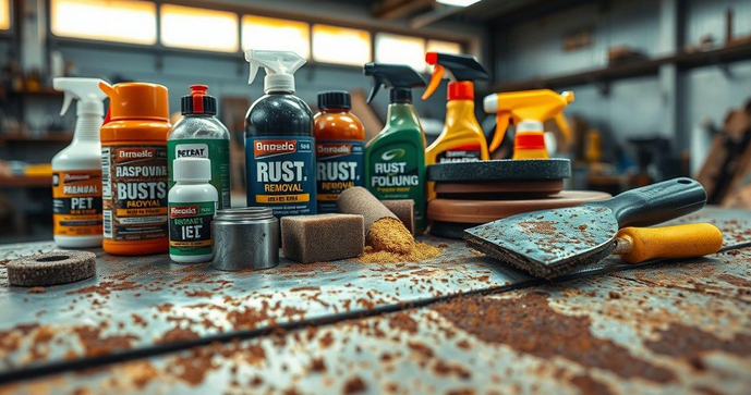 Produtos Essenciais para Eliminar e Proteger Metal da Ferrugem